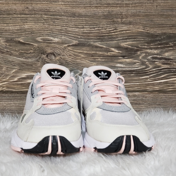 New Adidas Falcon Grey White Mint Chunky Sneaker - Picture 3 of 8